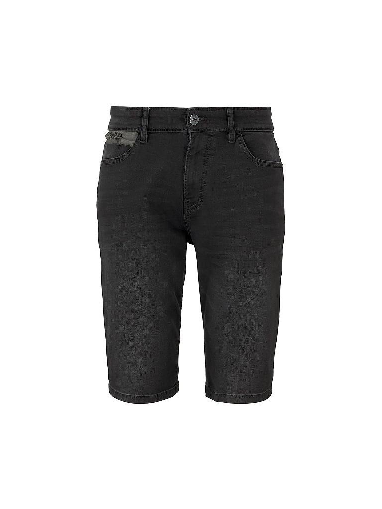 TOM TAILOR | Jeansshort Regular Slim Fit " Josh " | schwarz