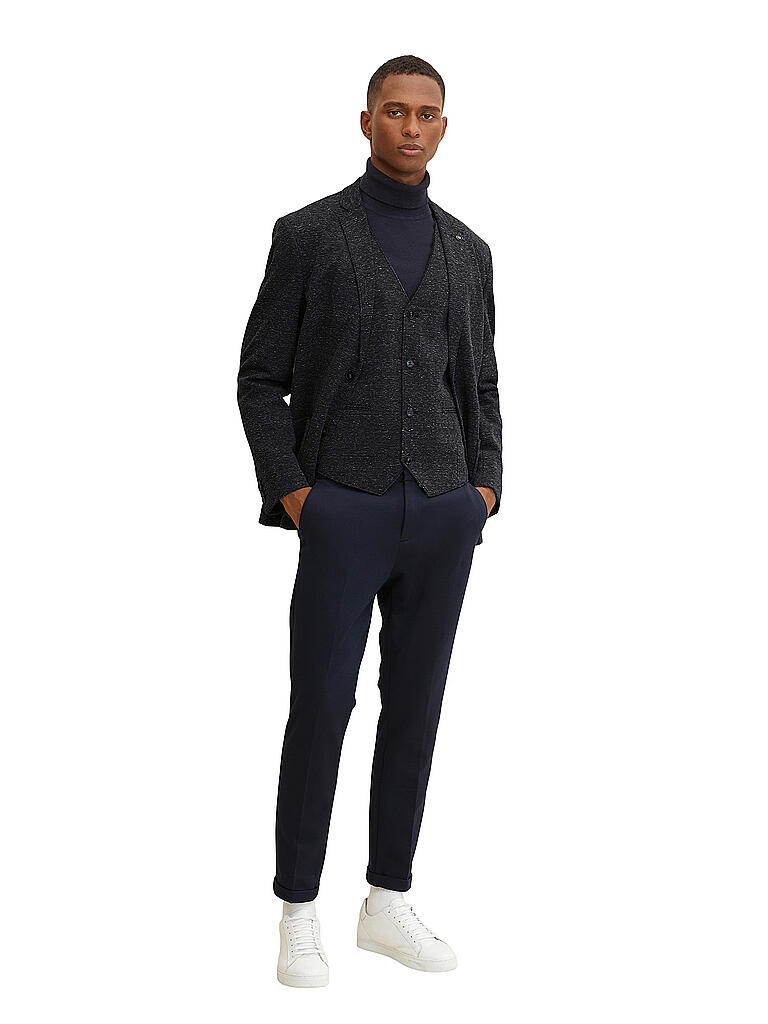 TOM TAILOR | Jersey Sakko | blau