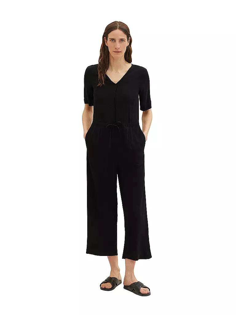 TOM TAILOR | Jumpsuit  | schwarz