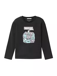 TOM TAILOR | Jungen Langarmshirt  | Schwarz