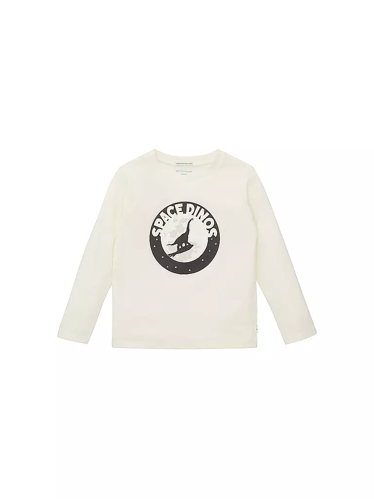 TOM TAILOR | Jungen Langarmshirt  | weiss