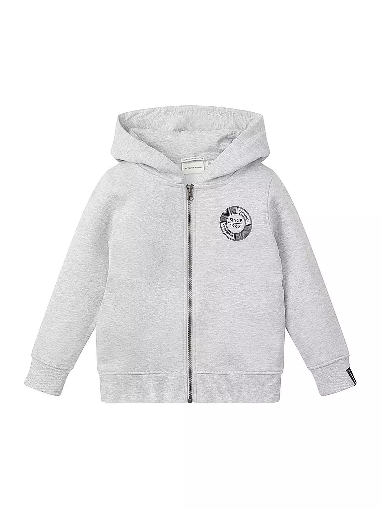 TOM TAILOR | Jungen Sweatjacke | grau