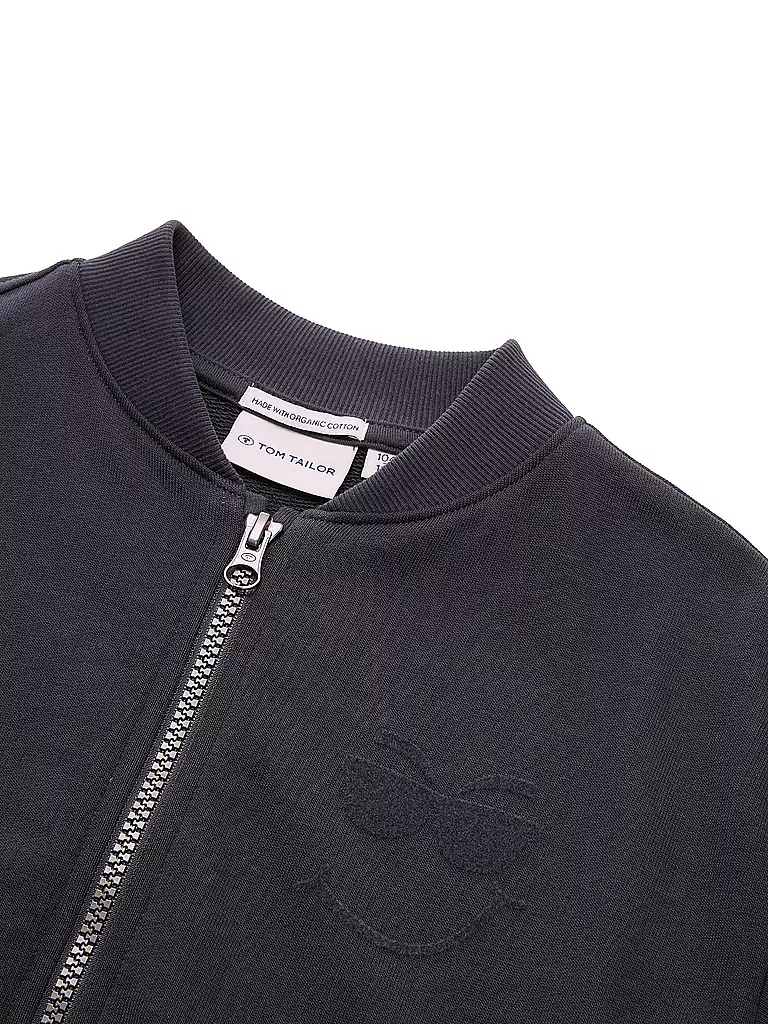 TOM TAILOR | Jungen Sweatjacke | grau