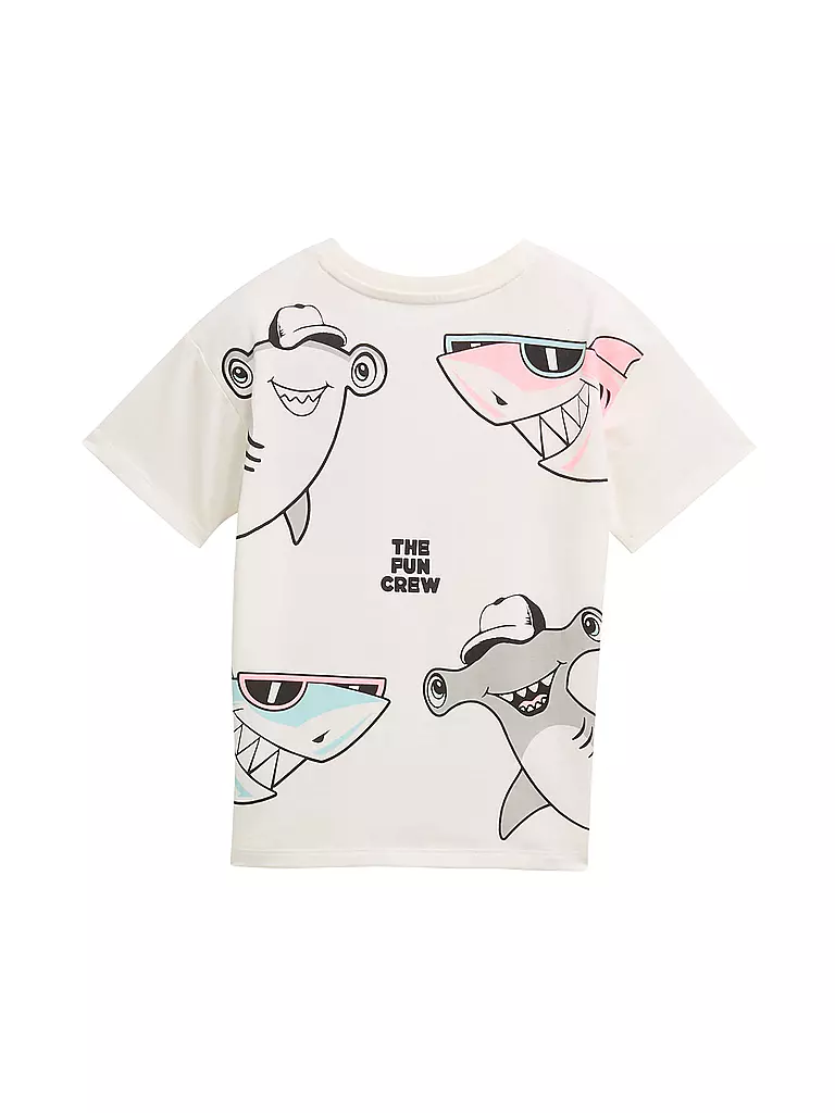 TOM TAILOR | Jungen T-Shirt  | weiss