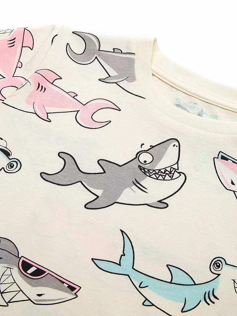 TOM TAILOR | Jungen T-Shirt  | weiss