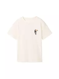 TOM TAILOR | Jungen T-Shirt Oversized Fit | Weiss