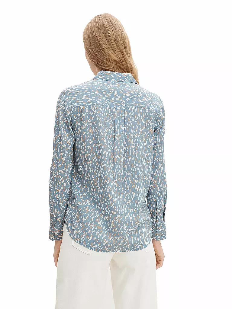TOM TAILOR | Langarmbluse  | blau