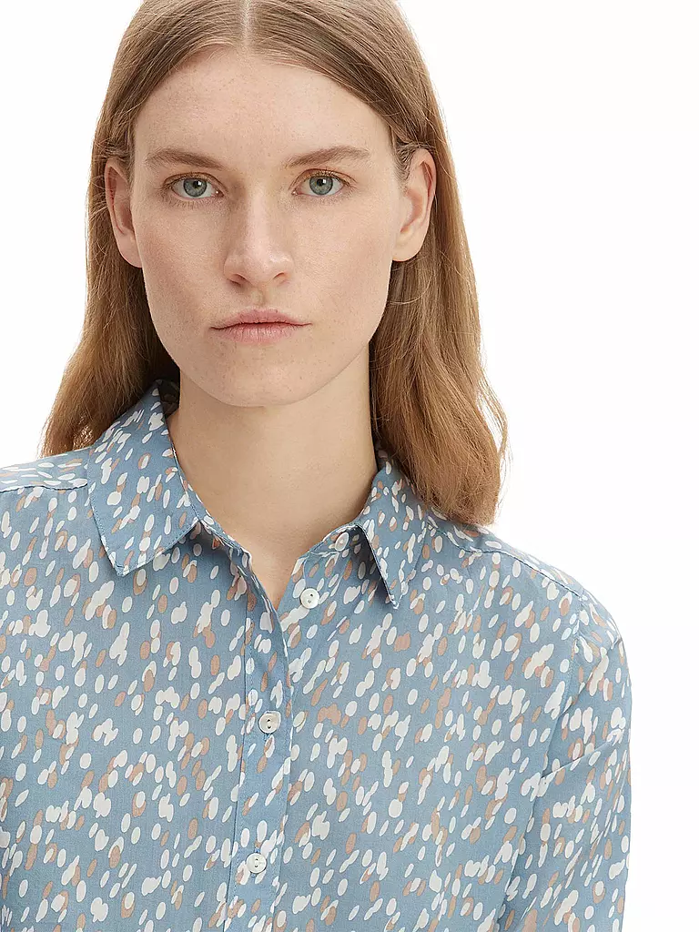 TOM TAILOR | Langarmbluse  | blau