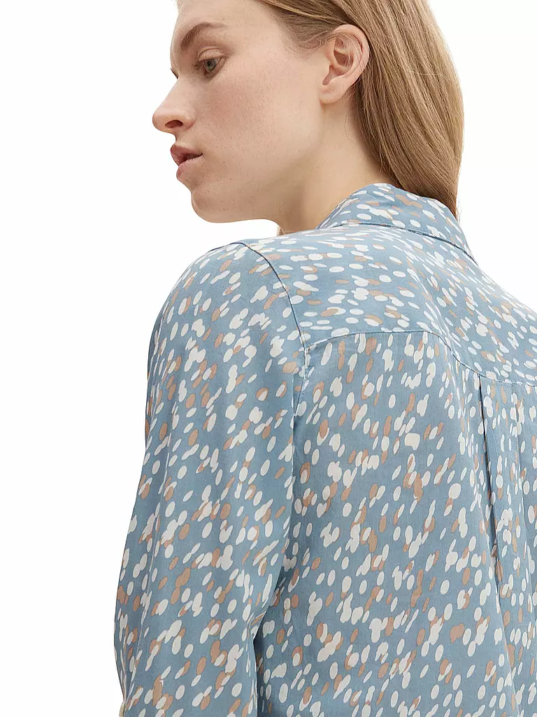 TOM TAILOR | Langarmbluse  | blau