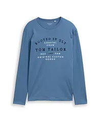 TOM TAILOR | Langarmshirt  | Blau