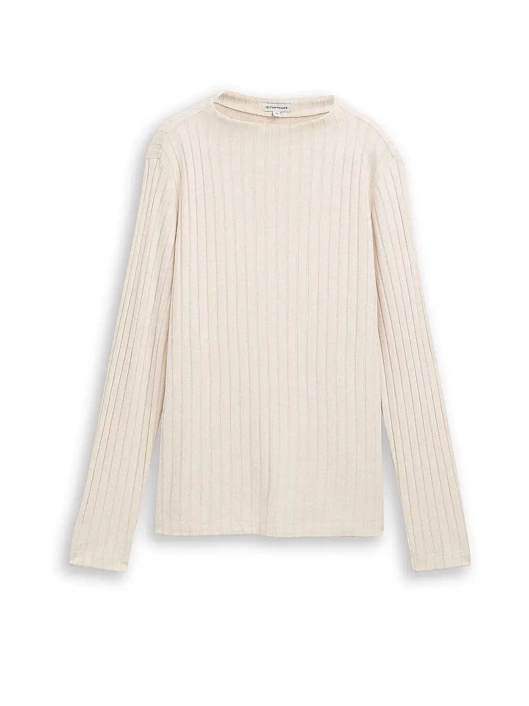 TOM TAILOR | Langarmshirt  | beige