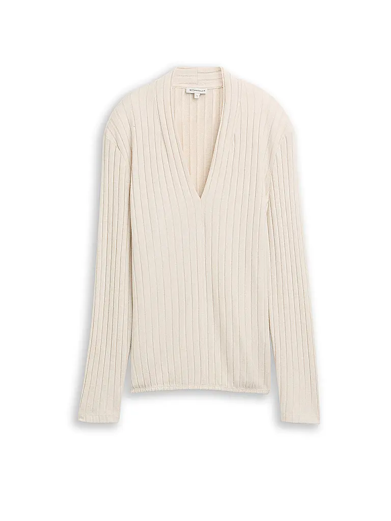 TOM TAILOR | Langarmshirt  | beige