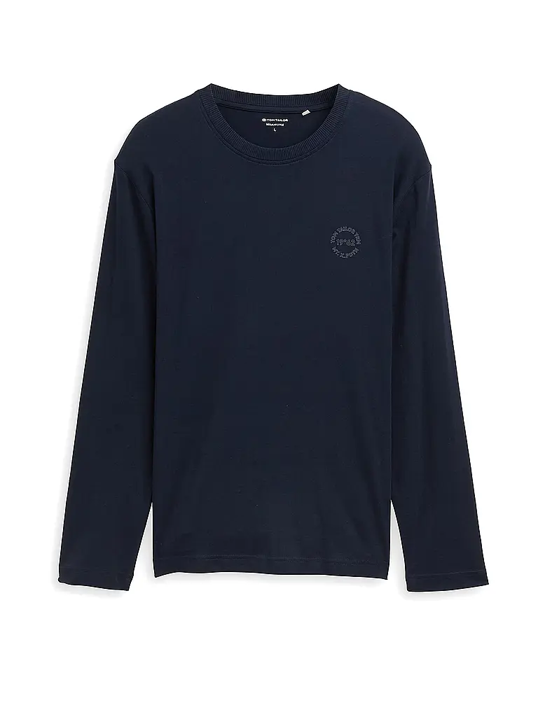 TOM TAILOR | Langarmshirt  | dunkelblau
