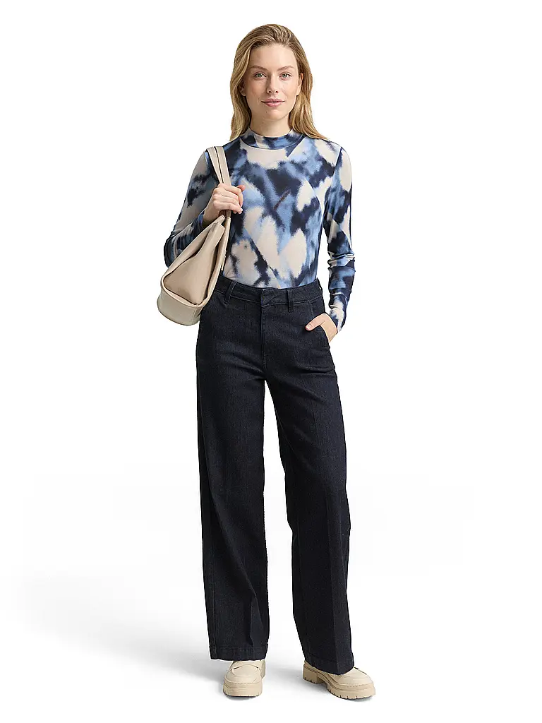TOM TAILOR | Langarmshirt  | blau
