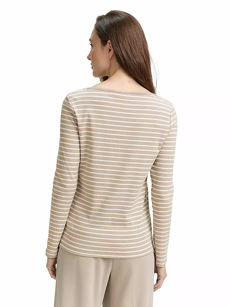 TOM TAILOR | Langarmshirt  | beige