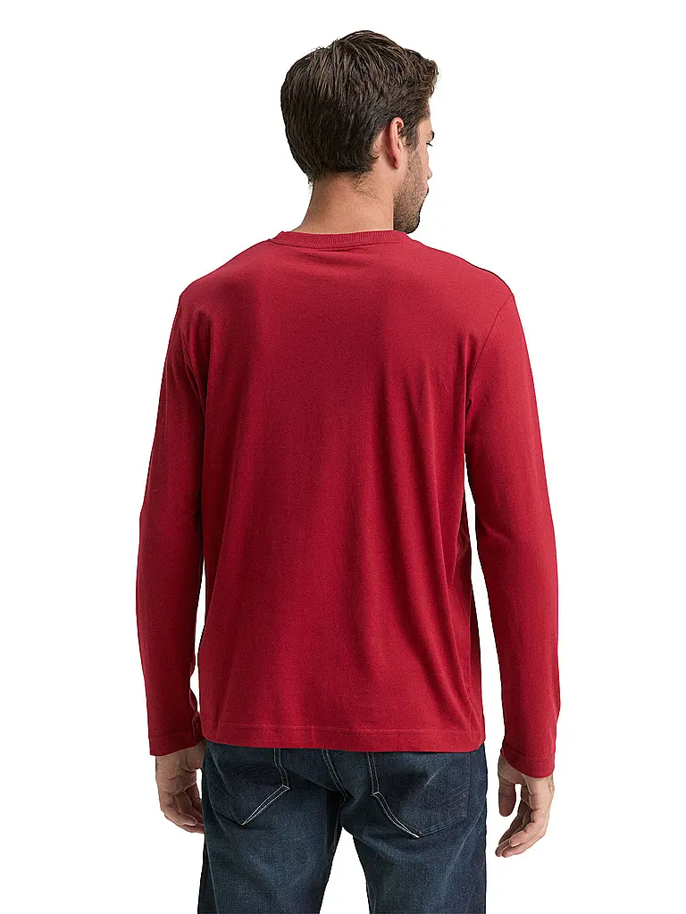 TOM TAILOR | Langarmshirt  | rot