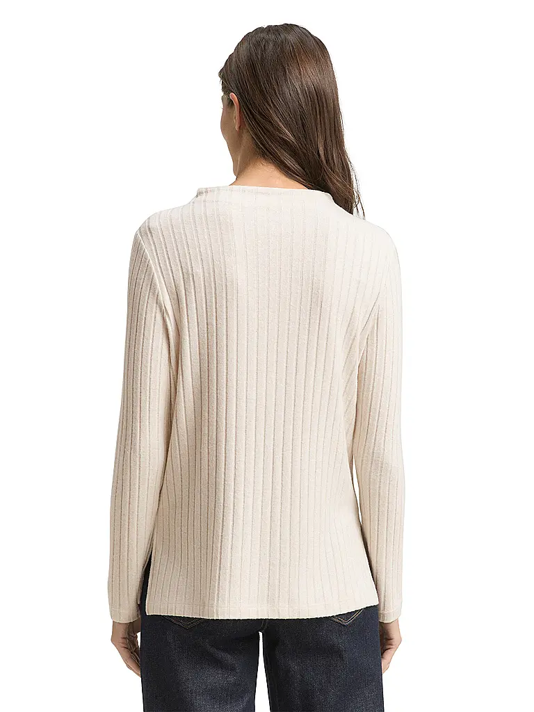 TOM TAILOR | Langarmshirt  | beige