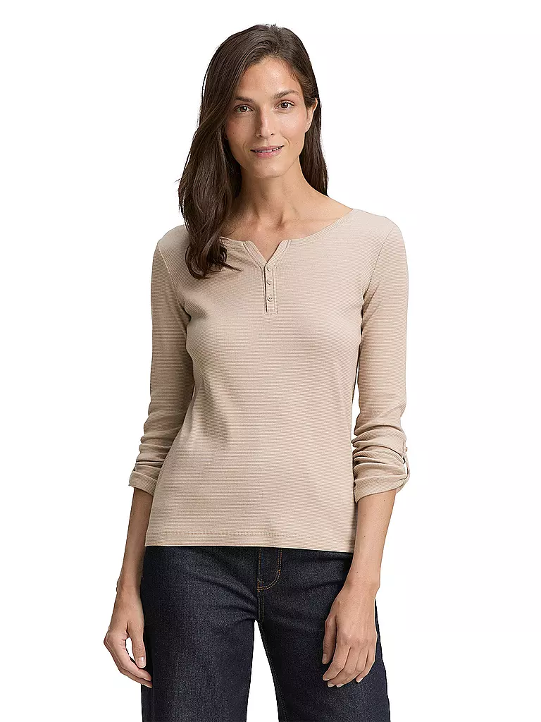 TOM TAILOR | Langarmshirt  | creme