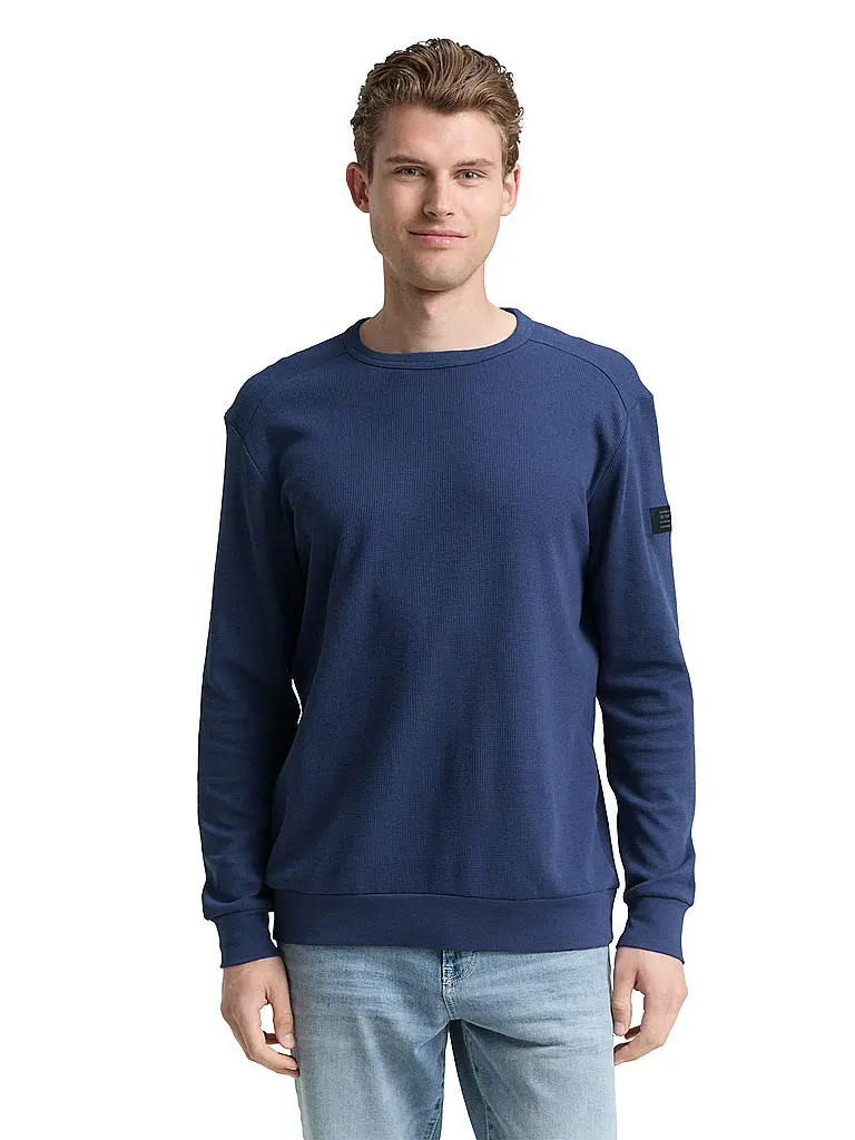 TOM TAILOR | Langarmshirt  | blau