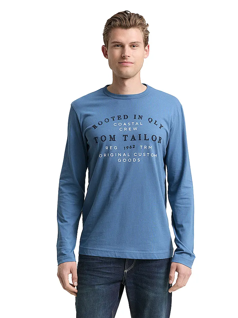 TOM TAILOR | Langarmshirt  | Blau
