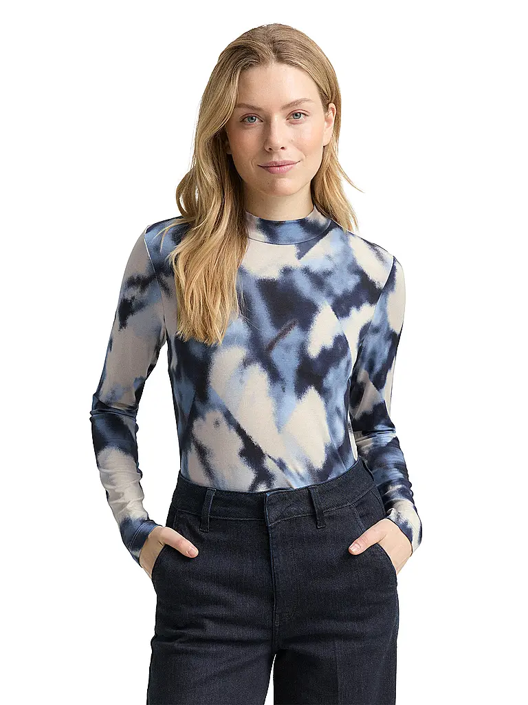 TOM TAILOR | Langarmshirt  | blau