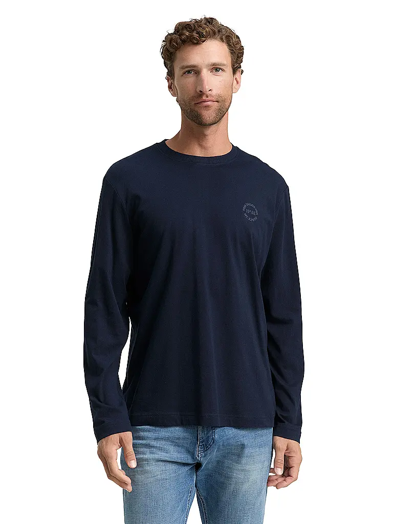 TOM TAILOR | Langarmshirt  | dunkelblau