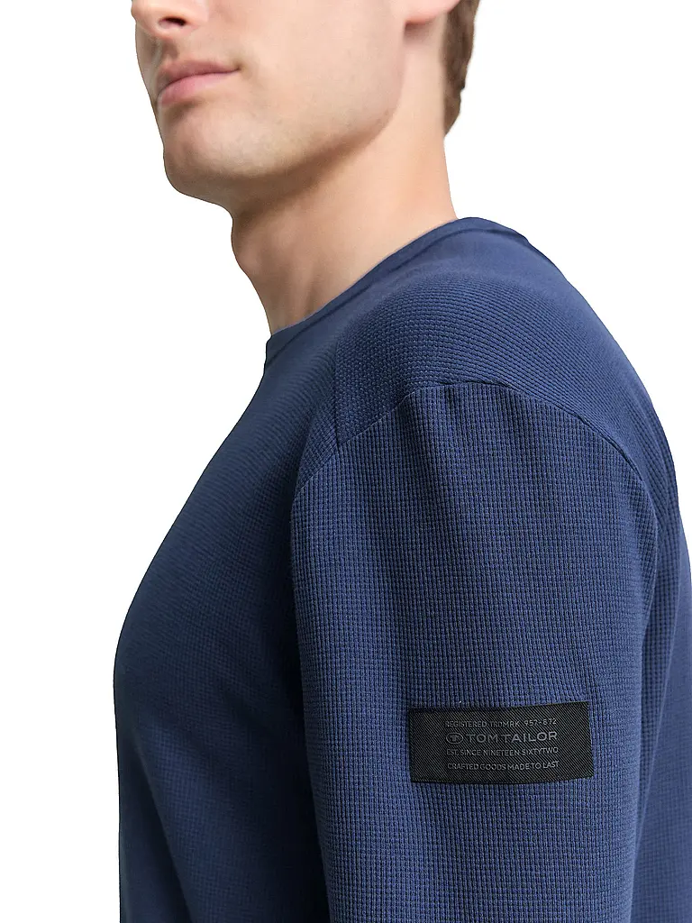 TOM TAILOR | Langarmshirt  | blau