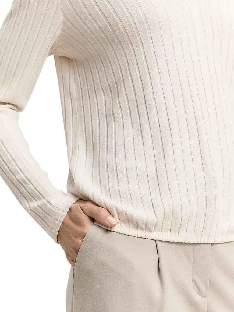 TOM TAILOR | Langarmshirt  | beige