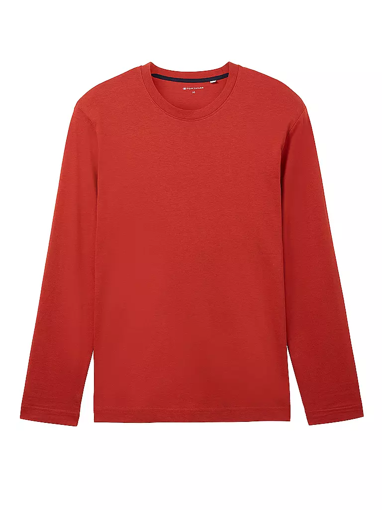 TOM TAILOR | Langarmshirt | rot