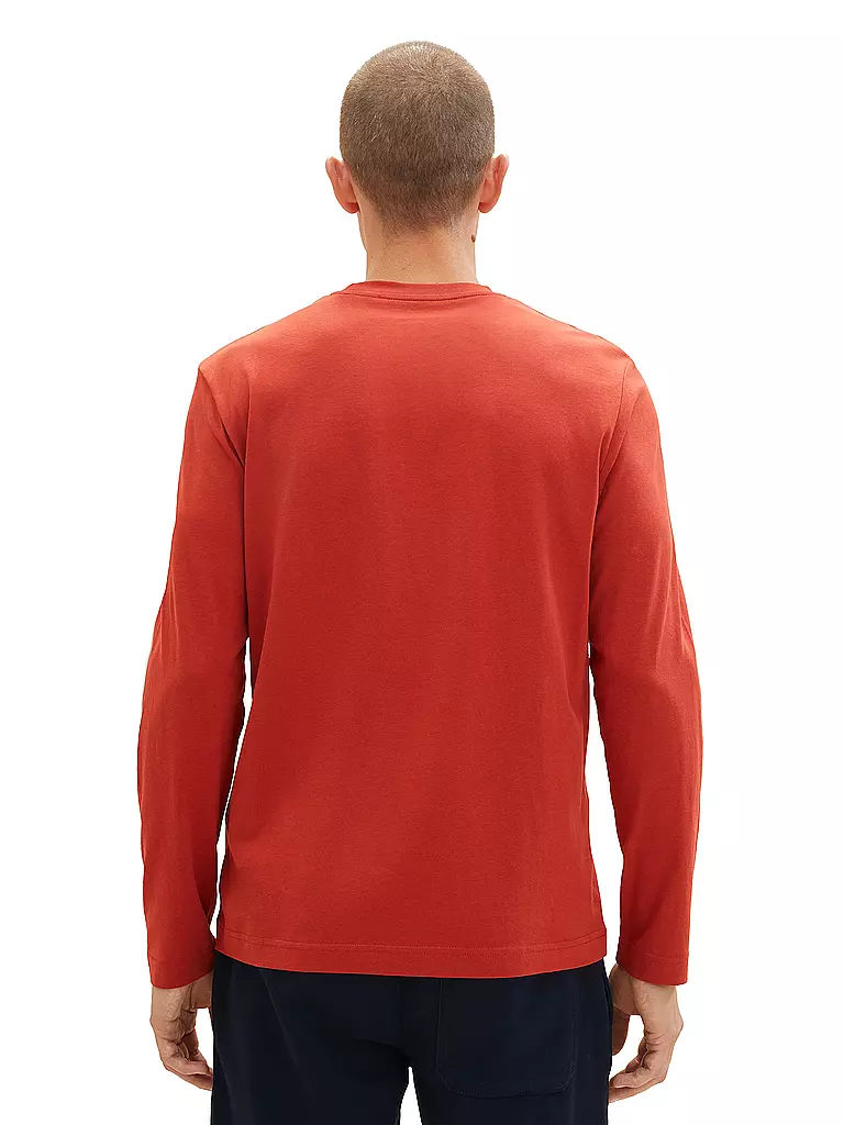 TOM TAILOR | Langarmshirt | rot