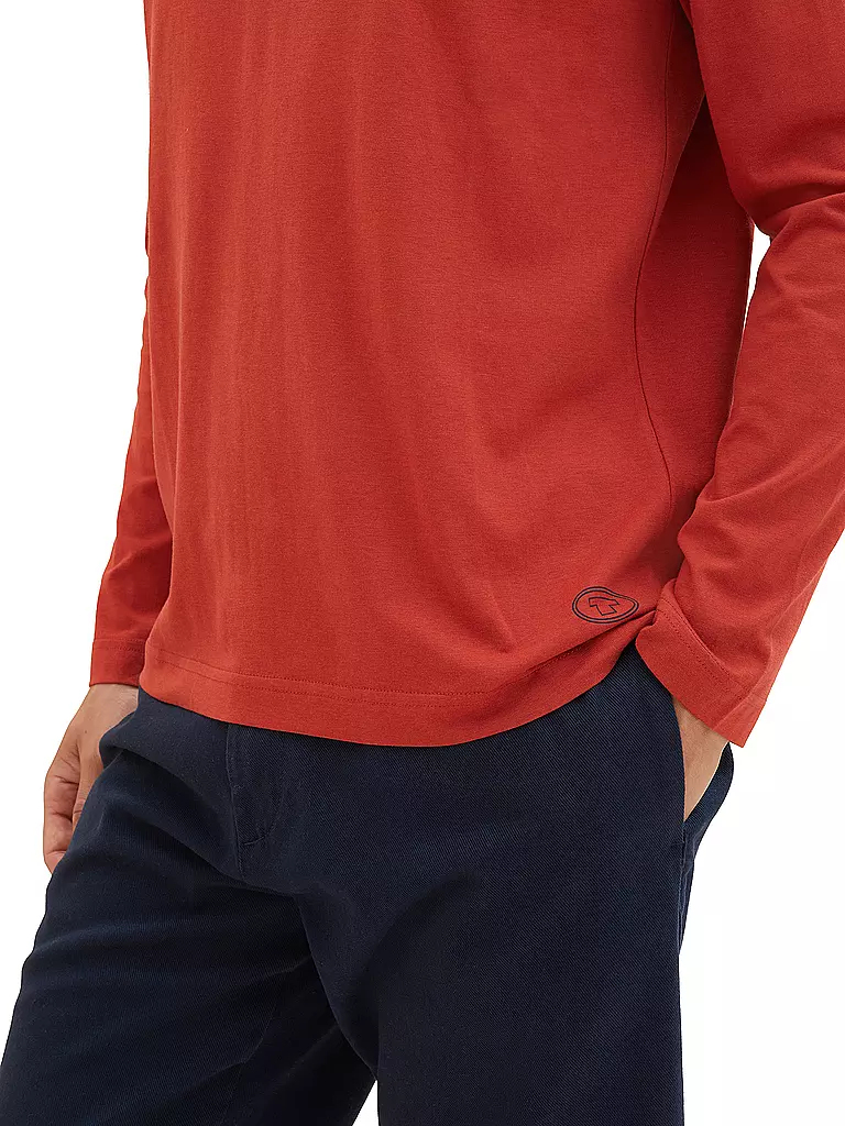 TOM TAILOR | Langarmshirt | rot