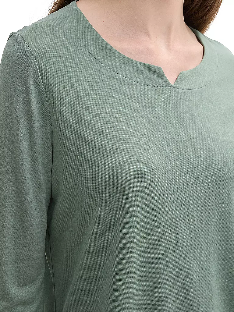 TOM TAILOR | Langarmshirt | grün