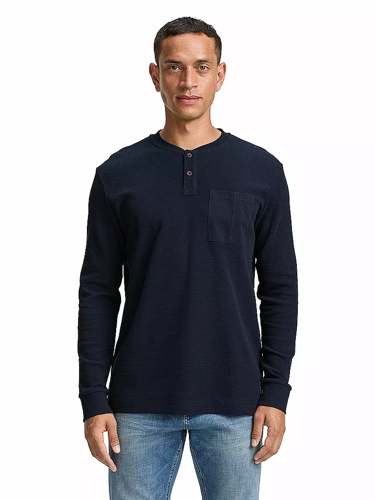 TOM TAILOR | Langarmshirt | dunkelblau