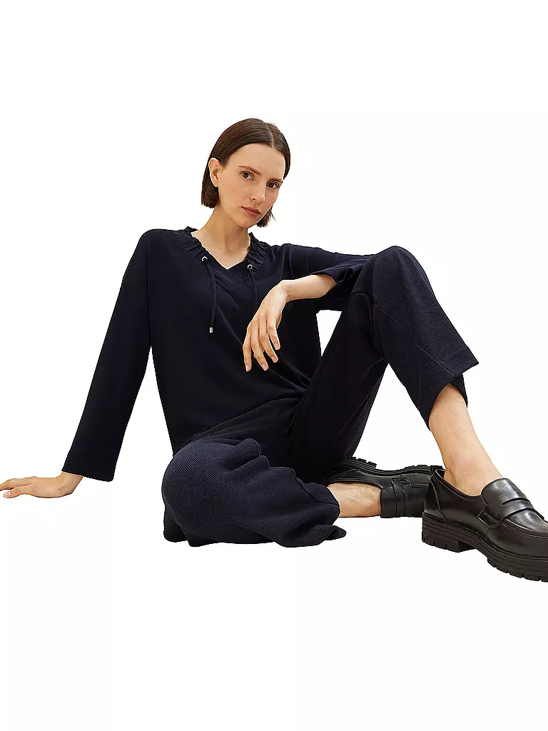 TOM TAILOR | Langarmshirt | blau