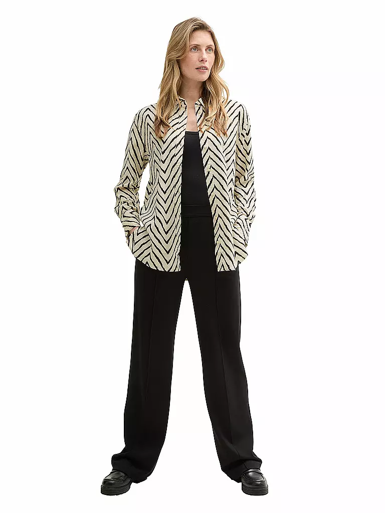 TOM TAILOR | Leinenbluse  | beige