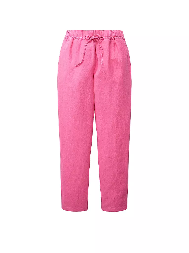 TOM TAILOR | Leinenhose 7/8 | pink