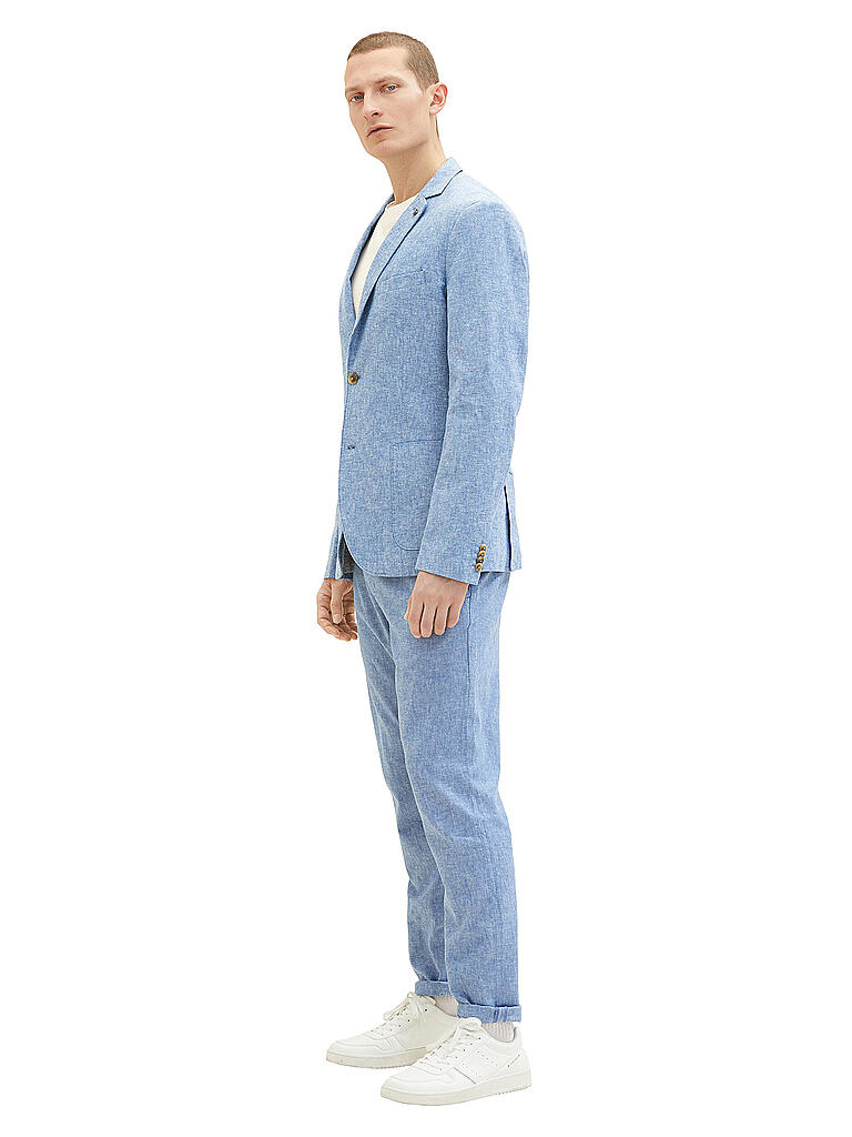 TOM TAILOR | Leinensakko | blau