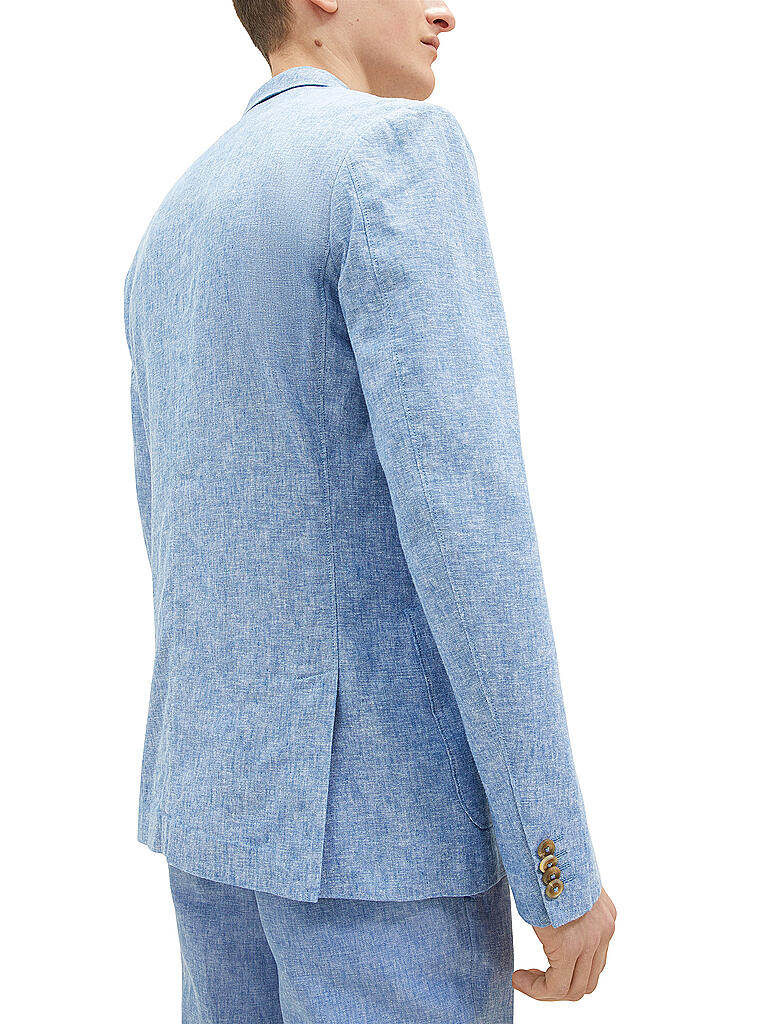 TOM TAILOR | Leinensakko | blau