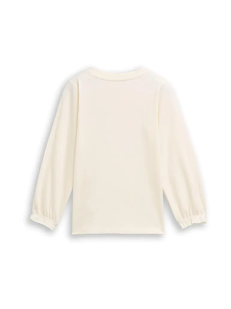 TOM TAILOR | Mädchen Langarmshirt  | Weiss