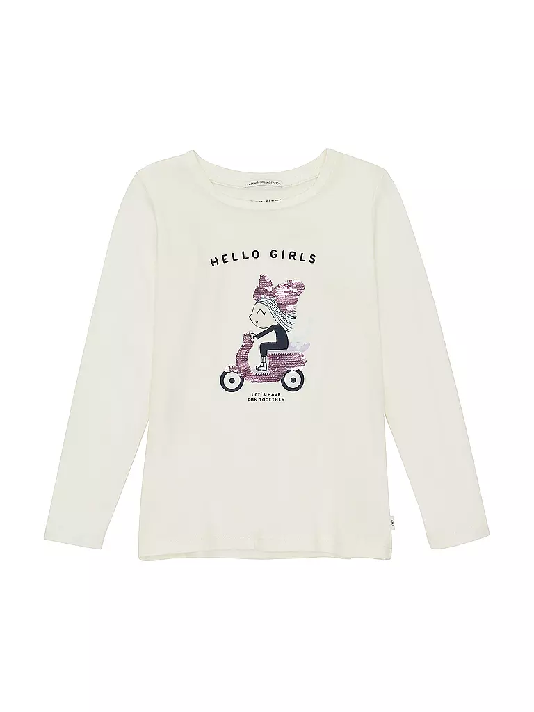 TOM TAILOR | Mädchen Langarmshirt | weiss