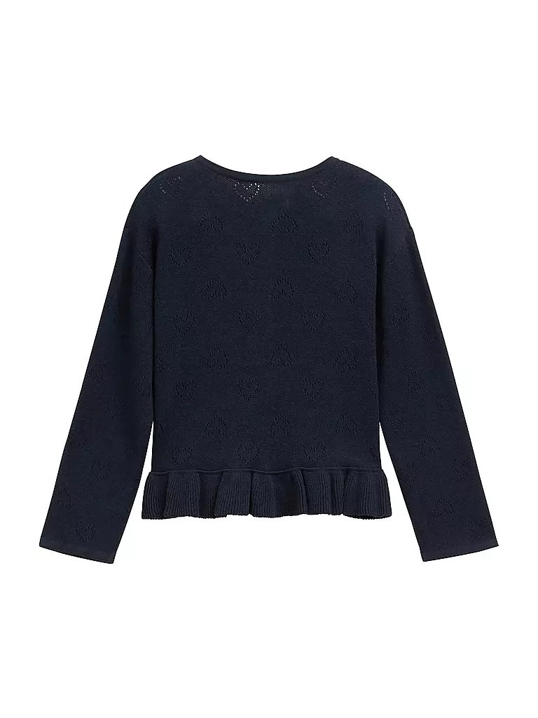 TOM TAILOR | Mädchen Strickjacke | dunkelblau