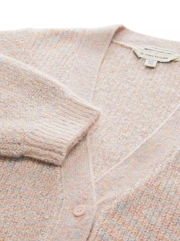 TOM TAILOR | Mädchen Strickjacke | rosa