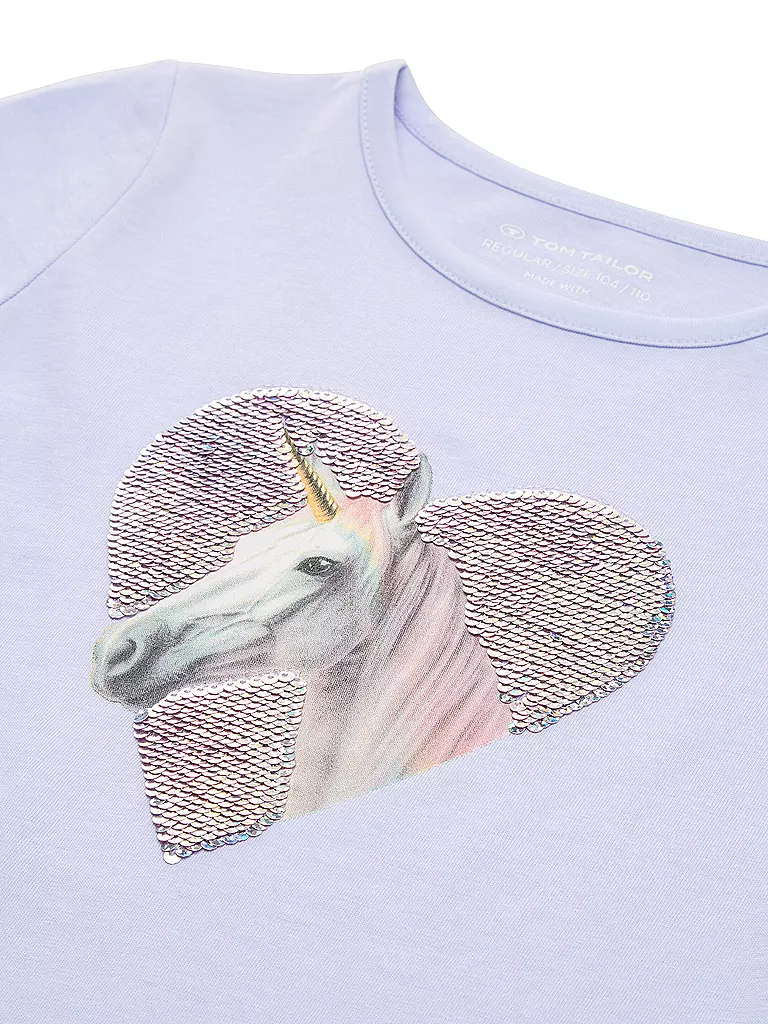 TOM TAILOR | Mädchen T-Shirt  | lila