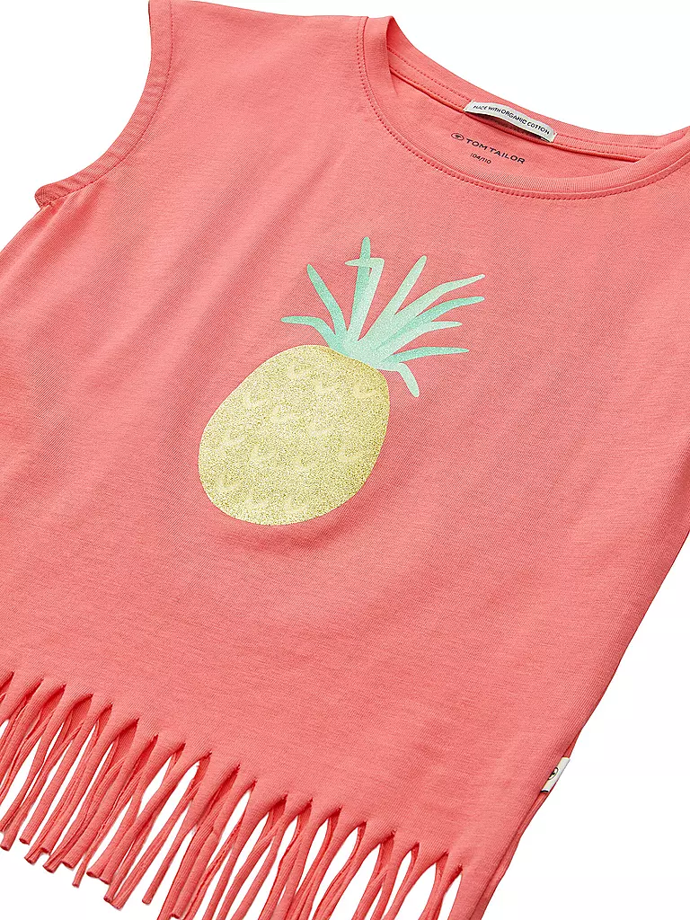 TOM TAILOR | Mädchen T-Shirt | koralle