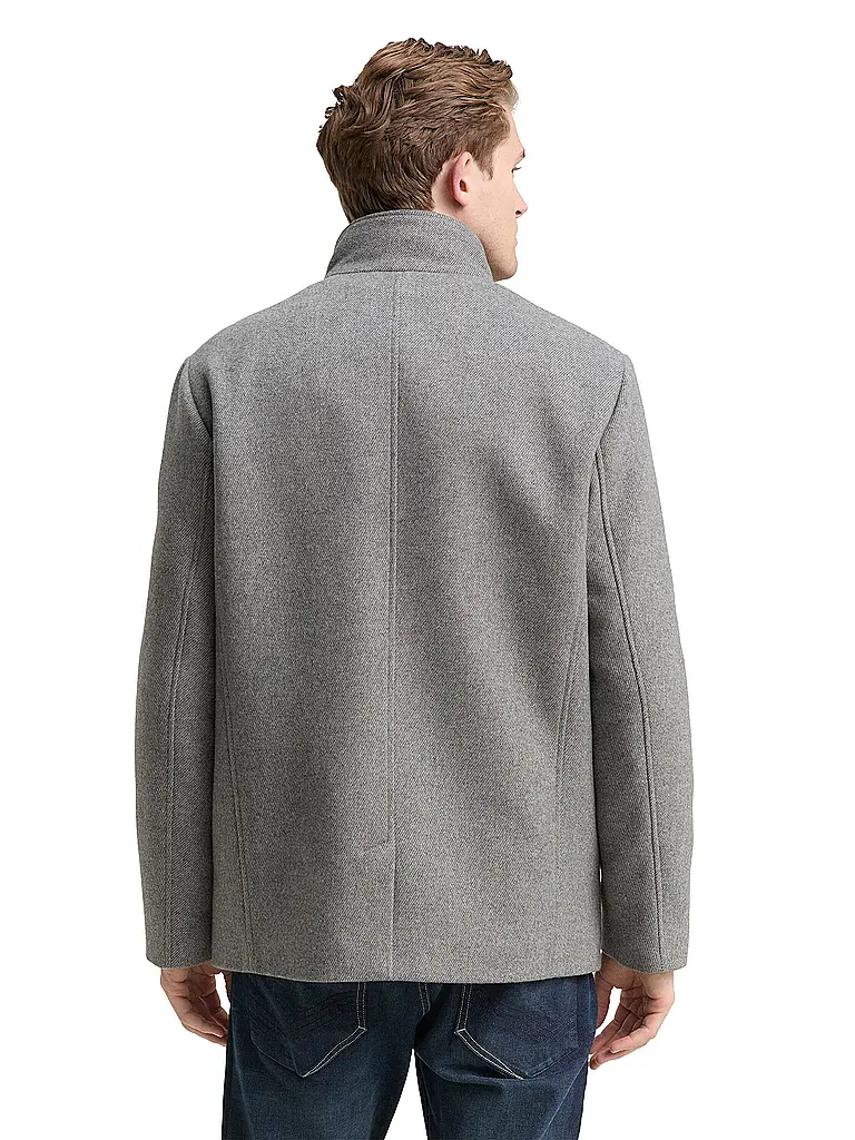 TOM TAILOR | Mantel 2-in-1 | hellgrau