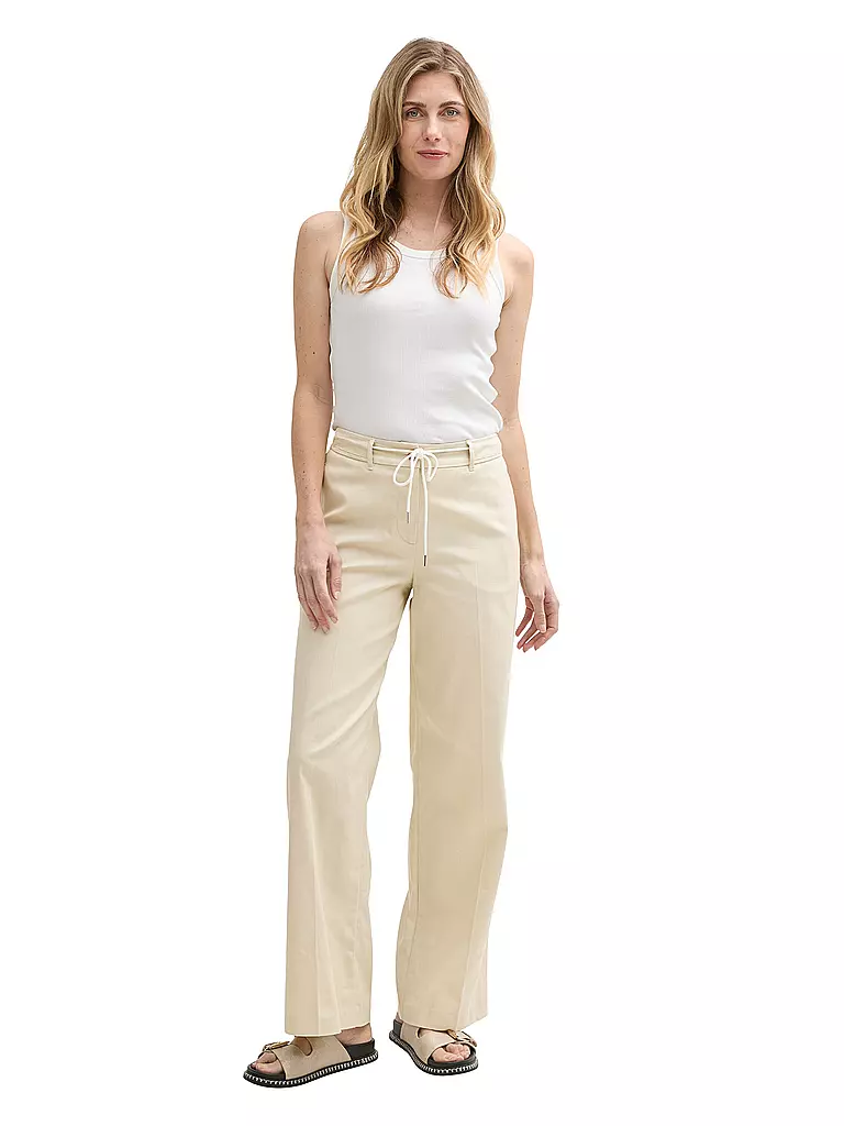 TOM TAILOR | Marlenehose  | creme