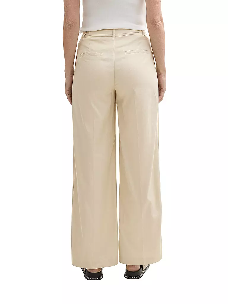 TOM TAILOR | Marlenehose  | creme