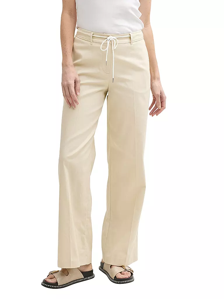 TOM TAILOR | Marlenehose  | creme