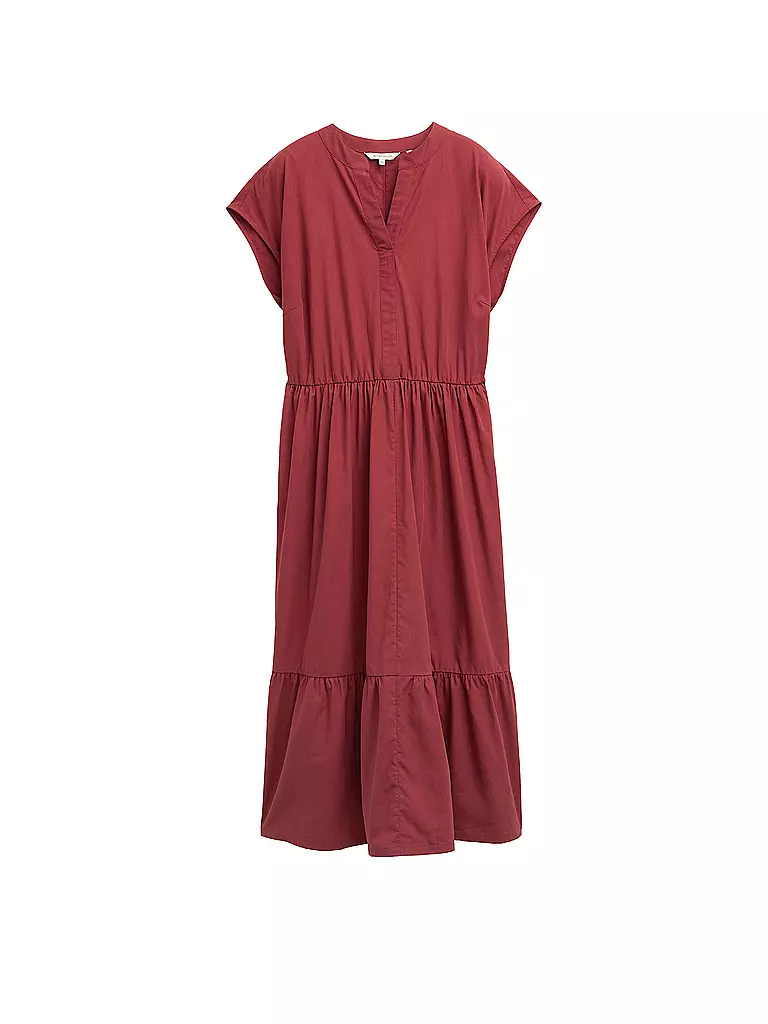 TOM TAILOR | Maxikleid | dunkelrot
