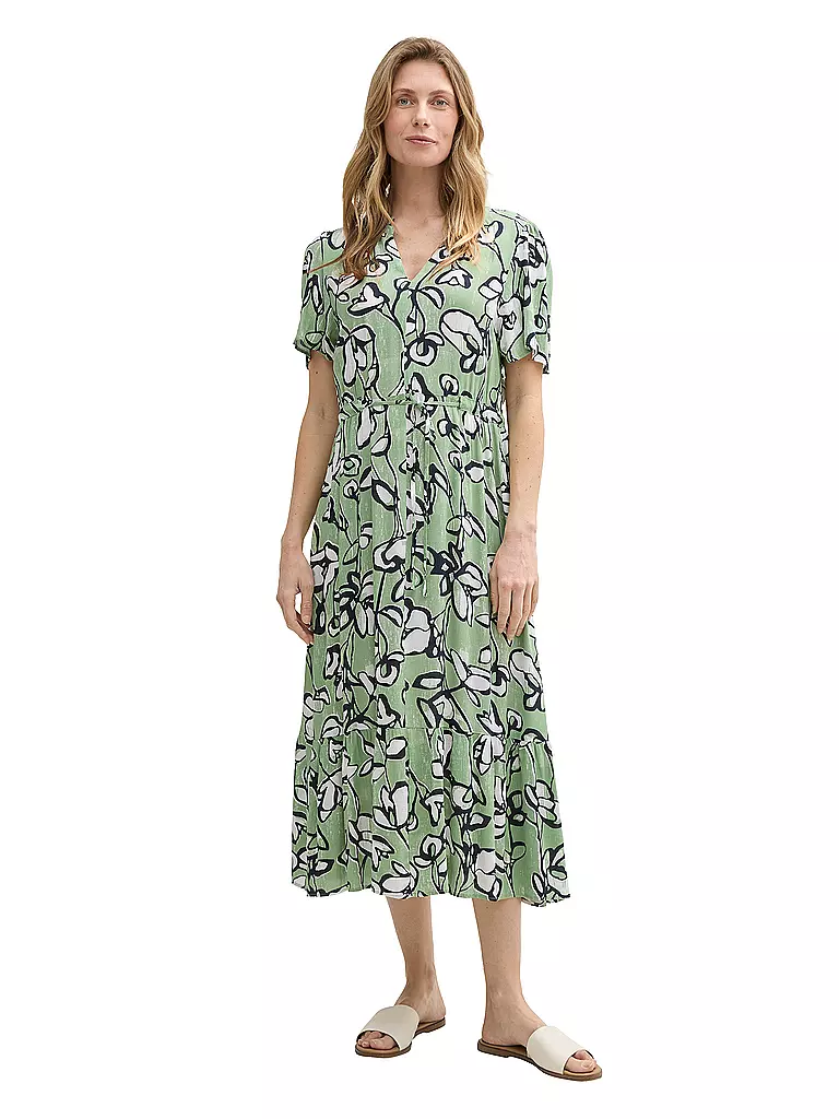 TOM TAILOR | Midikleid  | hellgrün